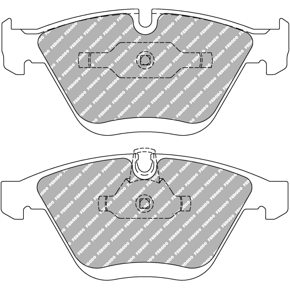 Ferodo DS2500 FCP1628H Bremsbelagsatz BMW M3 E90 E92 E92 Vorderachse